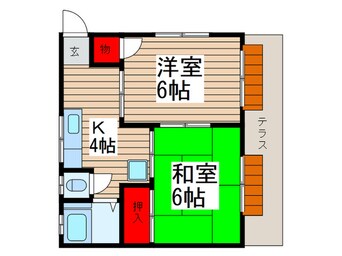 間取図 こふじ荘