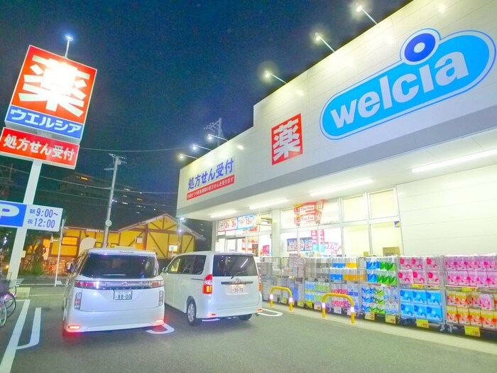 ウエルシア(ドラッグストア)まで850m ウエストガーデン南花畑