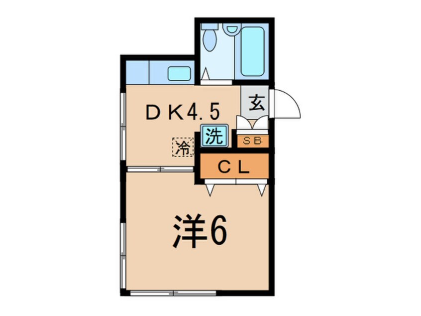 間取図 山崎アパートメント