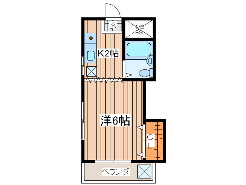 間取図 メゾン万騎が原