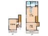 Casa Crea 2LDKの間取り