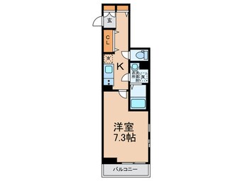 間取図 サンプラザ金剛