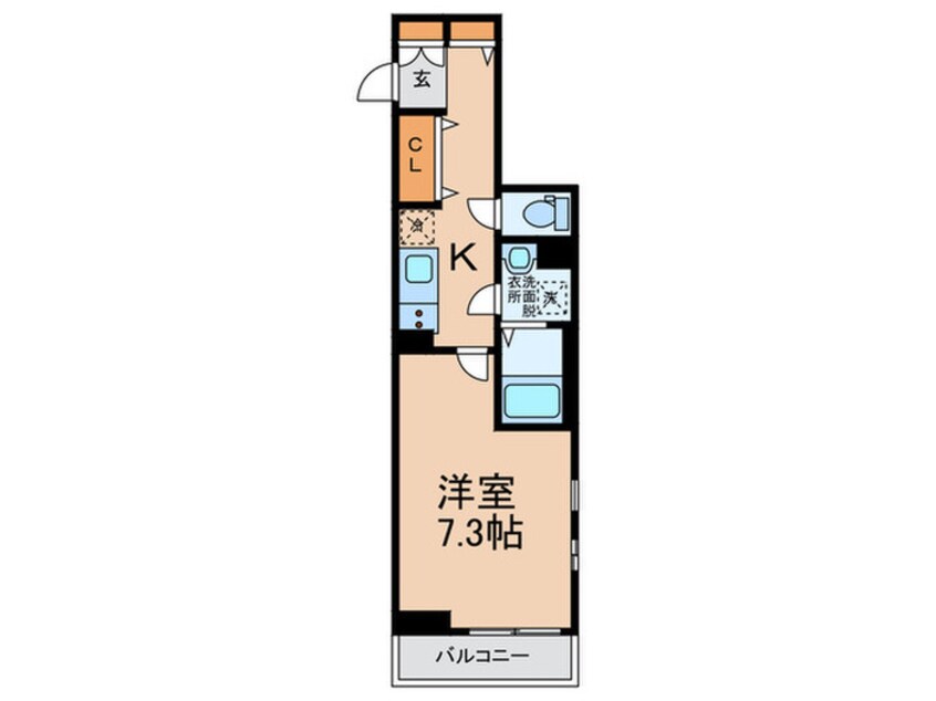 間取図 サンプラザ金剛