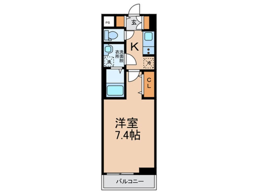 間取図 サンプラザ金剛