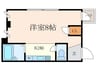 リバティ室町 1Kの間取り