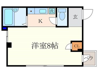 間取図 リバティ室町