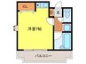 西田ハイツＰＡＲＴⅡ 1Rの間取り