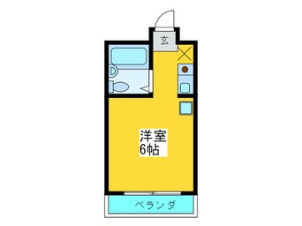 間取図 コーポラス高殿