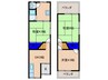 中野新町貸家 3DKの間取り