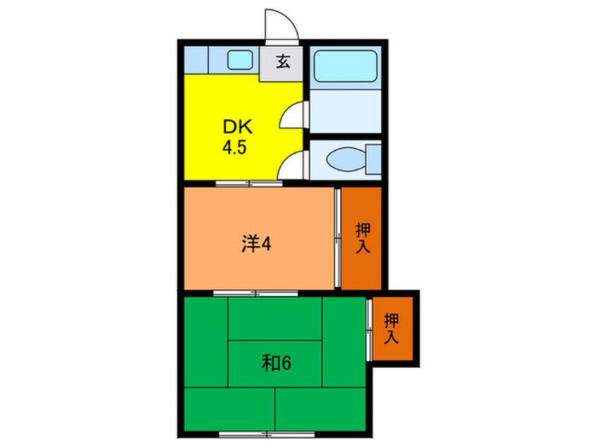 間取図 中山ハイツ