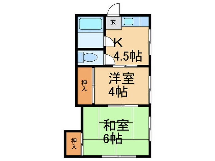 間取り図 中山ハイツ