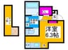 あんしん+日置荘西町08-2012 1Rの間取り
