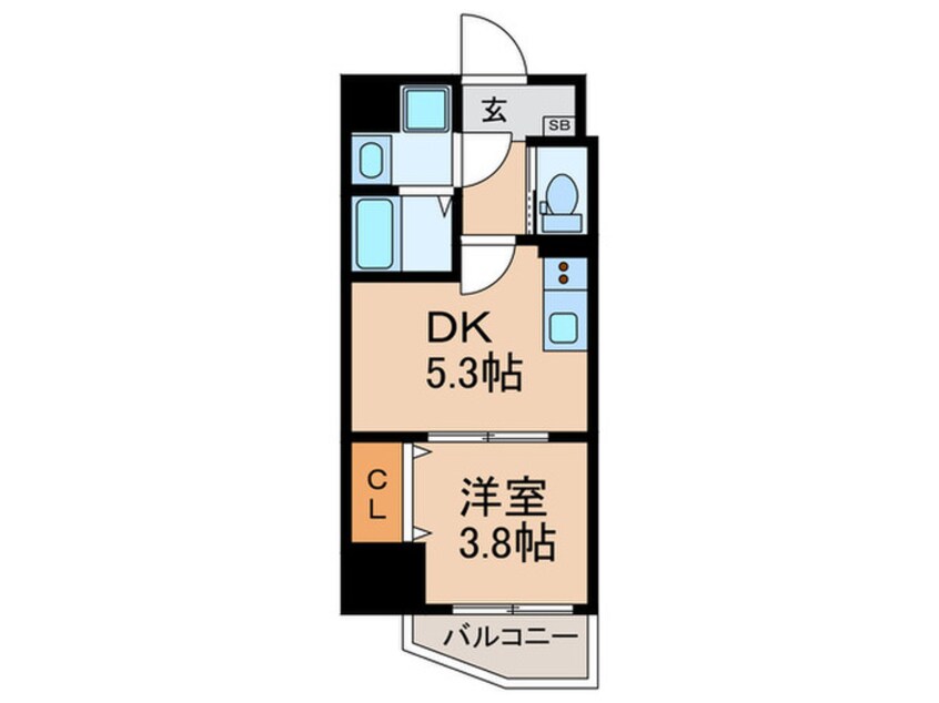 間取図 ドゥエリング緑橋