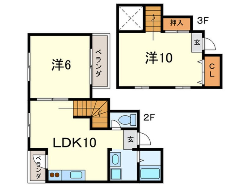 間取図 エクリュ－北口