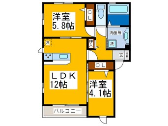 間取図 フェリーチェ