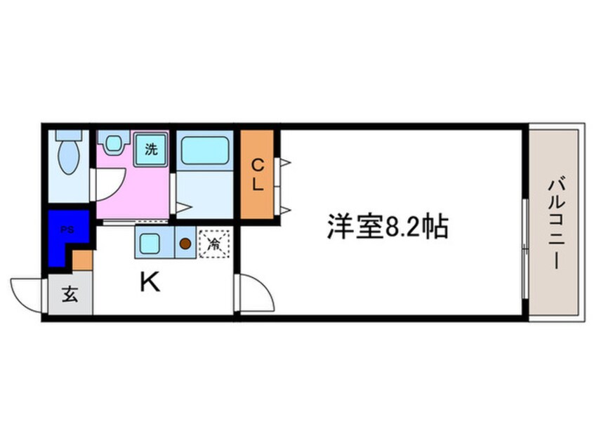 間取図 ｱﾝﾌﾟﾙ-ﾙｸﾗ-ｼﾞｭﾙｳﾞﾆ-ﾙ