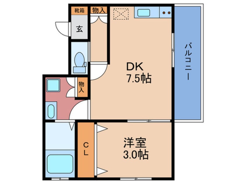 間取図 ルビアス柴島