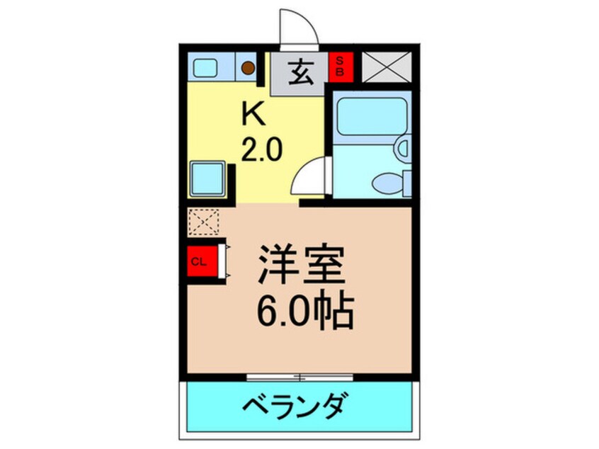 間取図 リバーサイド須山