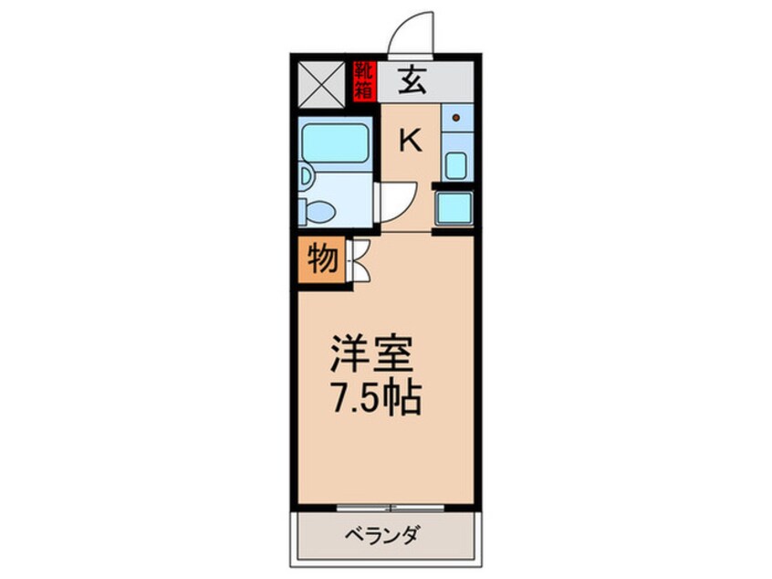 間取図 リバーサイド須山