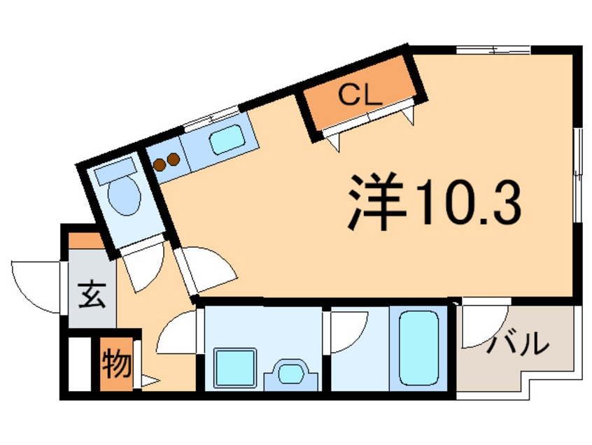 間取図 ルミエ月見山