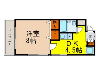 間取図 Clair 小戸