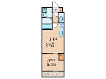 間取図 CULTI京都六地蔵
