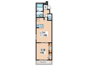 間取図 フジパレス泉大津Ⅰ番館