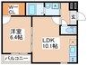 フジパレス泉大津Ⅱ番館 1LDKの間取り