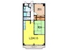 芦屋三木マンション 2LDKの間取り