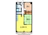 芦屋三木マンション 2LDKの間取り