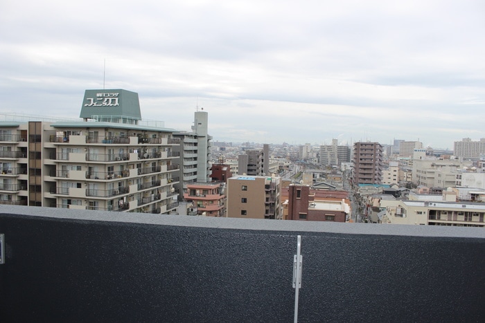 室内からの展望 シティーコート堺駅前ロータリー