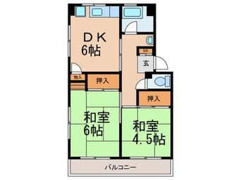 間取図 睦マンション