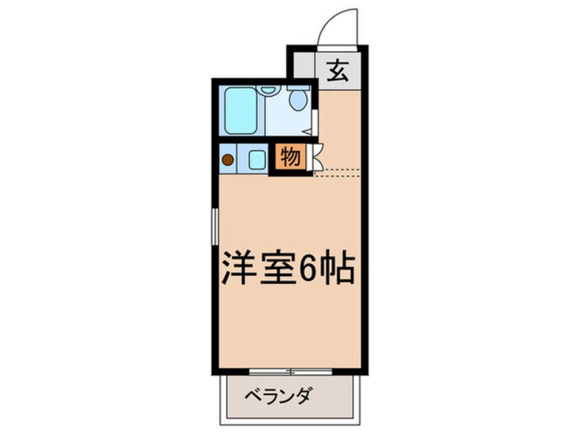 間取図 サニ－ウエスト