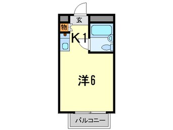 間取図 サニ－ウエスト