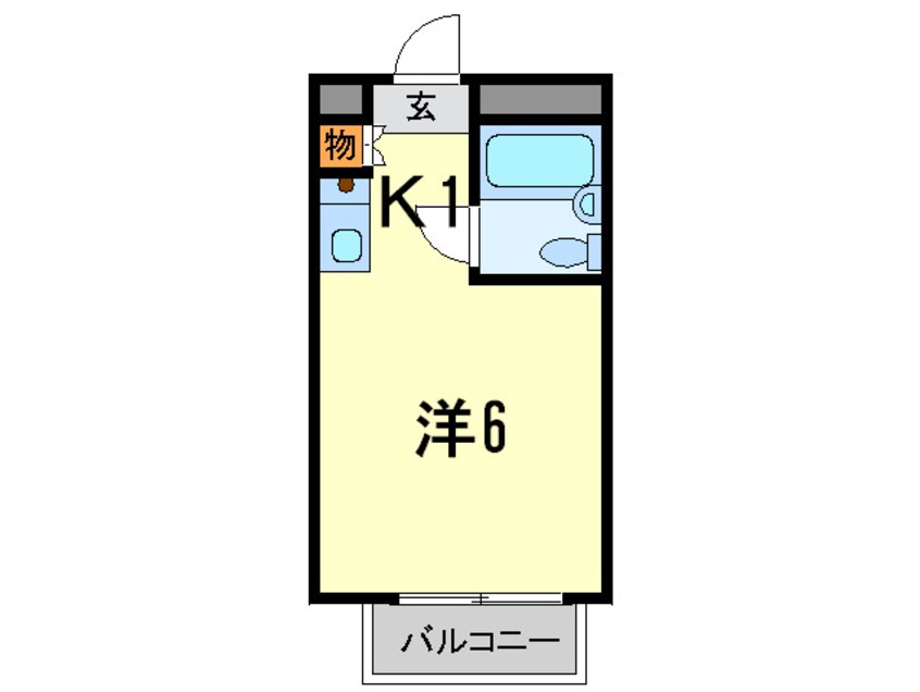 間取図 サニ－ウエスト