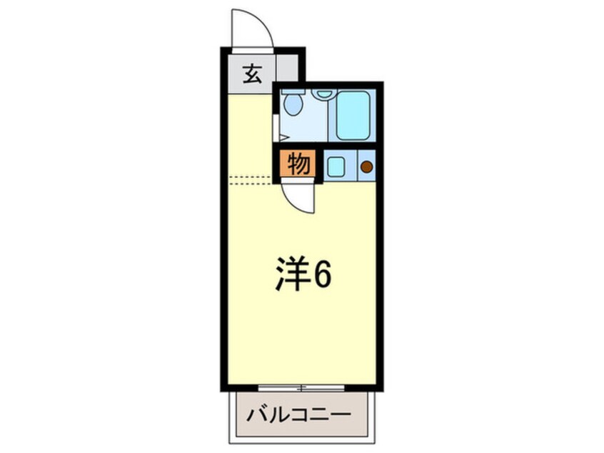 間取図 サニ－ウエスト