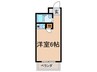 サニ－ウエスト 1Rの間取り