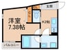 KTIレジデンス姫島Ⅱ 1Kの間取り