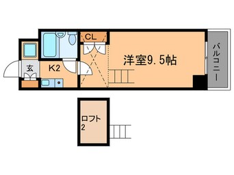 間取図 レイクシティ上笠