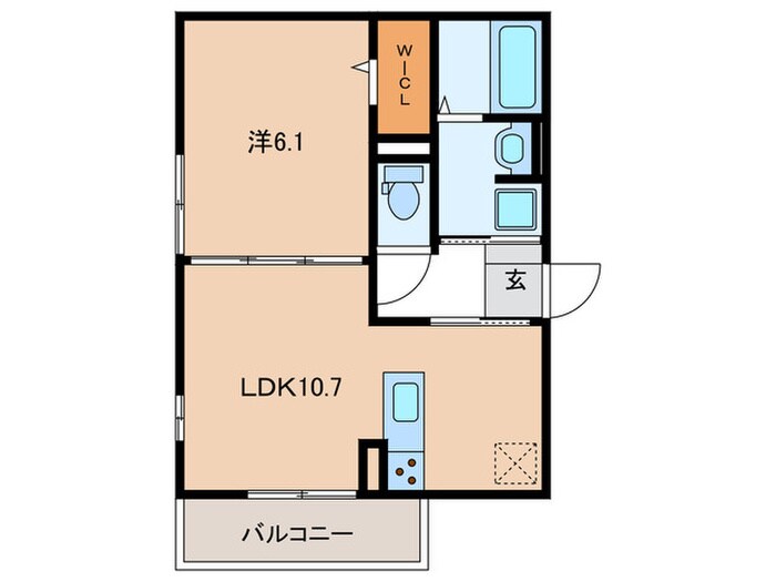 間取り図 GRAMM御陵A