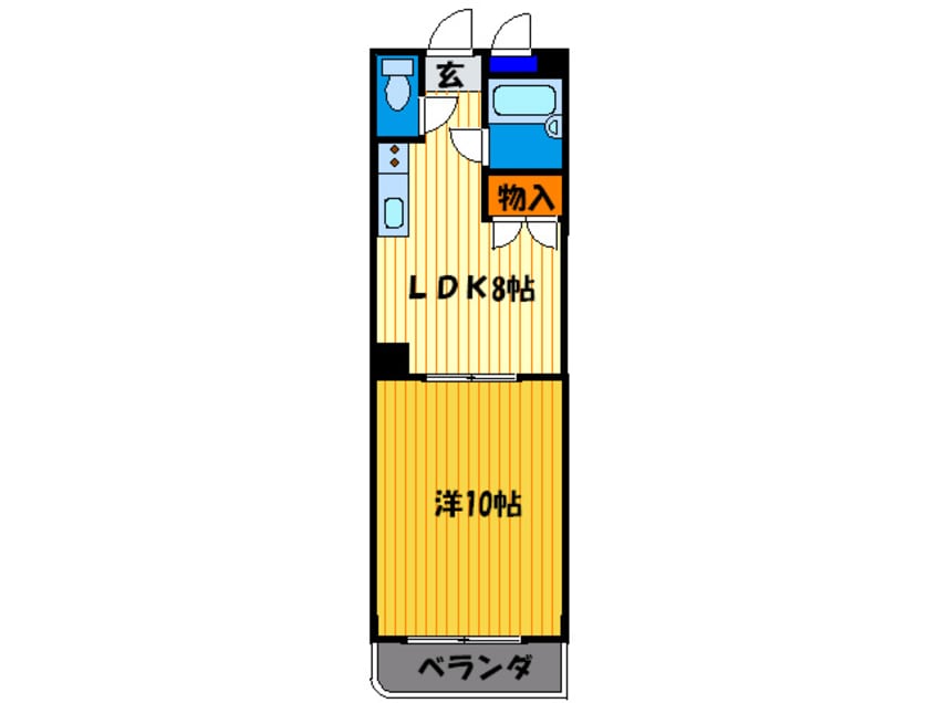 間取図 サンリット水谷