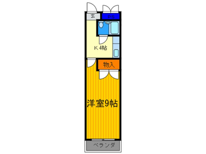 間取図 サンリット水谷