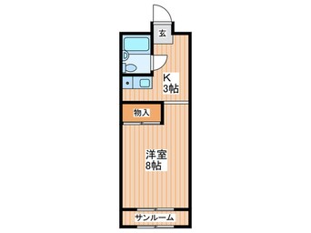 間取図 サンプラザ新橋