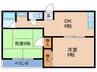 スタンドアップ十三 2DKの間取り