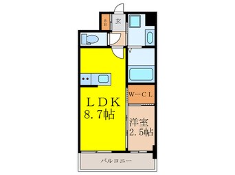 間取図 ｾﾚﾆﾃ新大阪ｸﾞﾗﾝﾃﾞ ﾐﾘｭｰ
