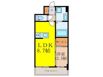 間取図 ｾﾚﾆﾃ新大阪ｸﾞﾗﾝﾃﾞ ﾐﾘｭｰ