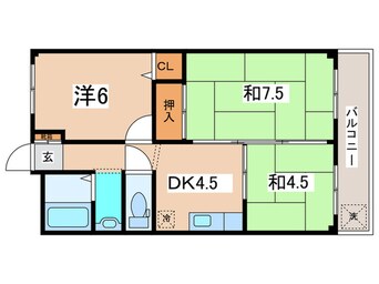 間取図 塩田マンション