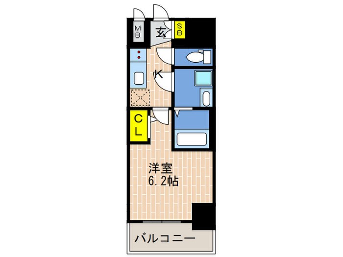 間取り図 ｴｽﾘｰﾄﾞ神戸ｸﾞﾗﾝﾄﾞｰﾙ(1510)