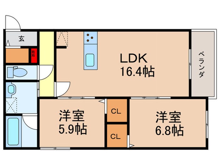 間取り図 仮)栄蔵弐号館