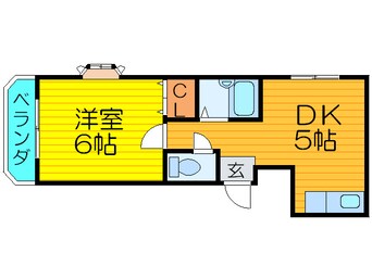 間取図 ｼﾞｵｸﾞﾗﾝﾃﾞ